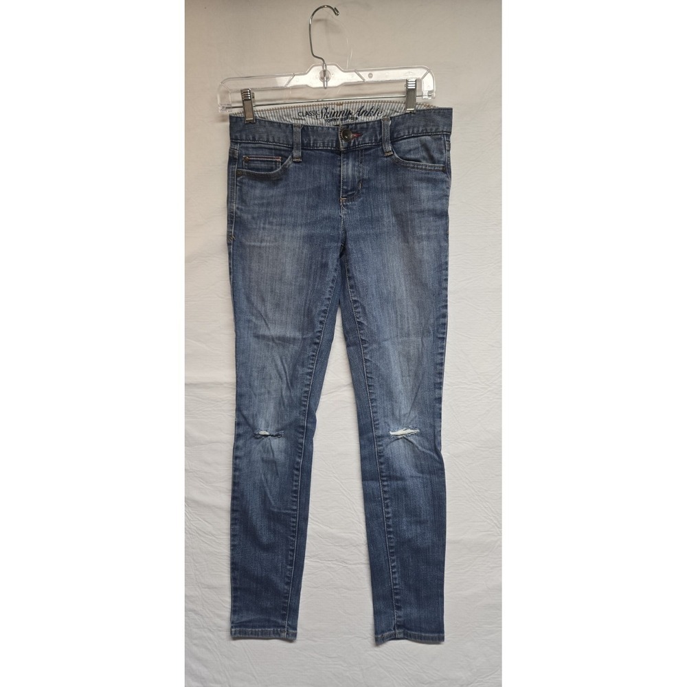 Tommy Hilfiger Classic Skinny Ankle Jeans Womens 0 Distressed Stretch